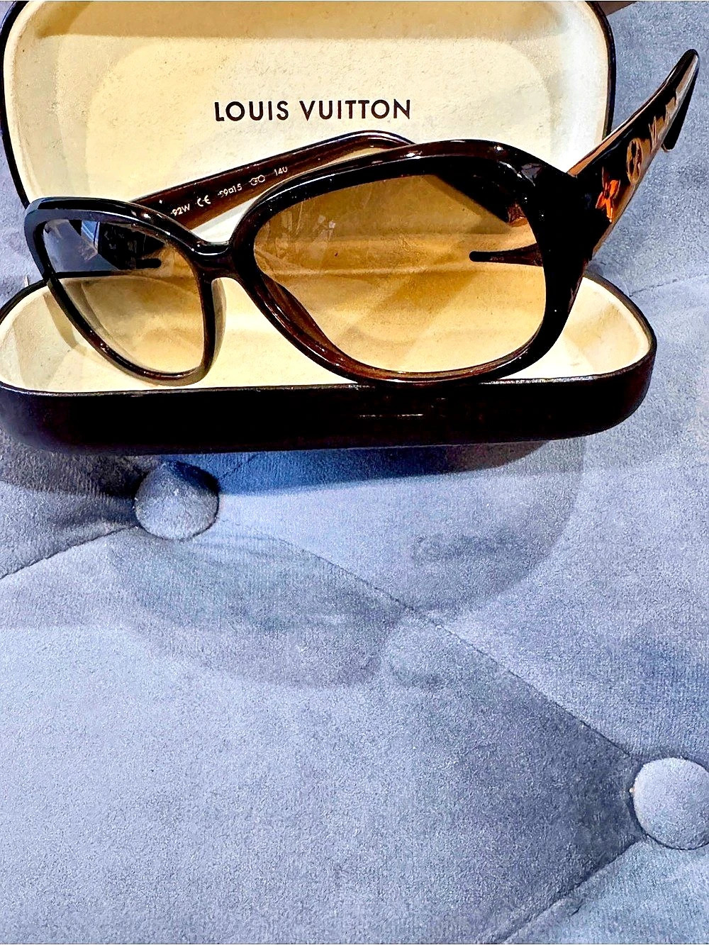 Louis Vuitton Obsession GM Sunglasses Floral Oversized Sunglasses Brown & Black